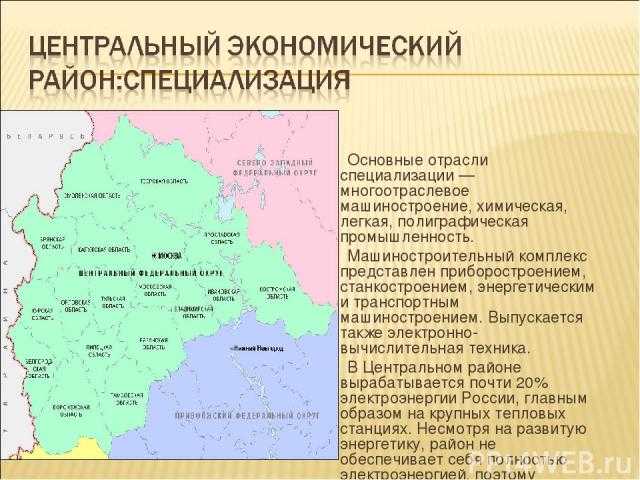 Уральский экономический район - общая характеристика