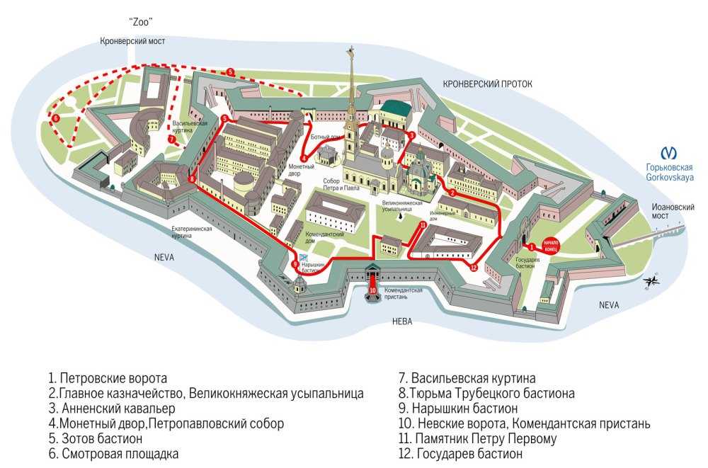 Петропавловская крепость: северный кремль и «русская бастилия»