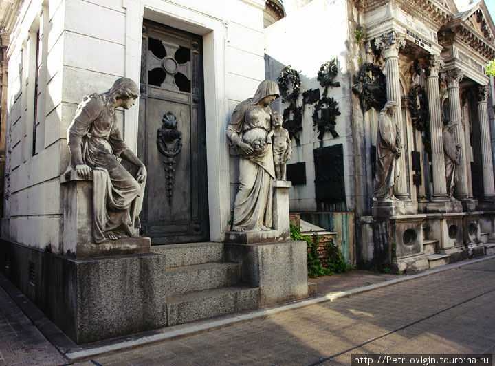 Кладбище реколета (буэнос-айрес, аргентина) - музей скульптур