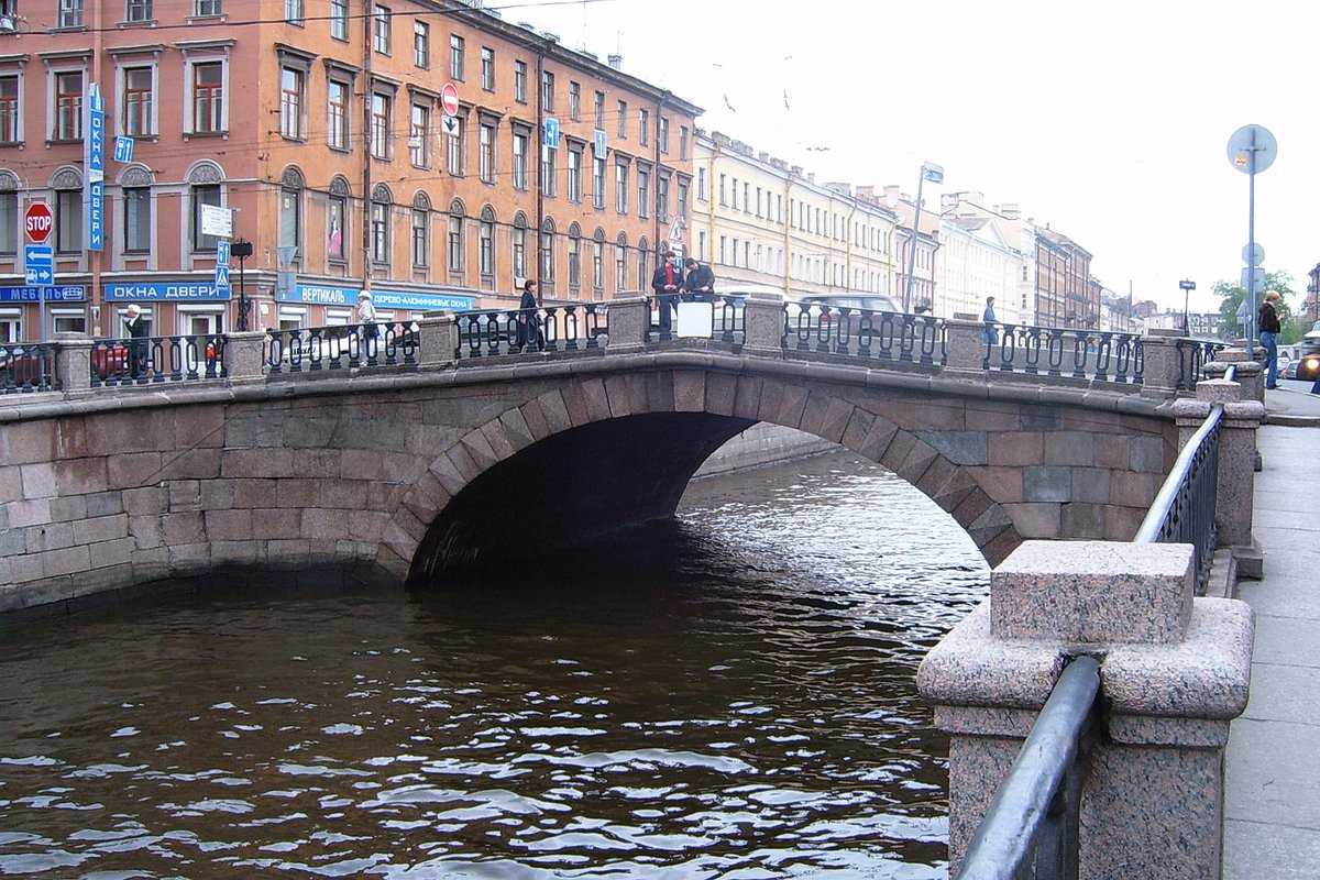 Первый садовый мост  описание и фото - россия - санкт-петербург : санкт-петербург