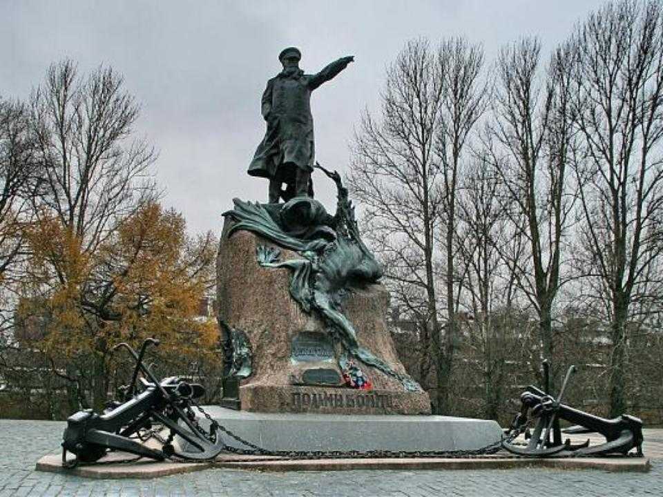 Памятник с. о. макарову (кронштадт) - вики