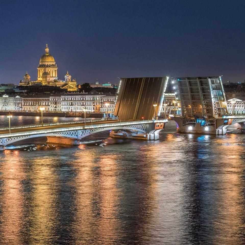 Благовещенский мост в санкт-петербурге - разводка, фото, описание
