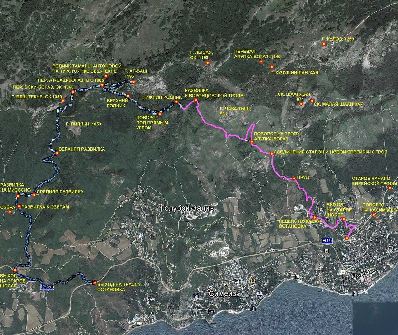 Самостоятельная прогулка на гору ай-петри: кореизская и боткинская тропы