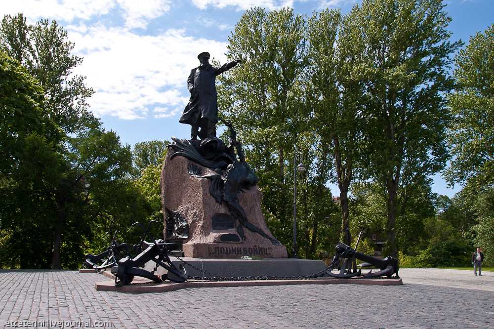 Памятник макарову в кронштадте история