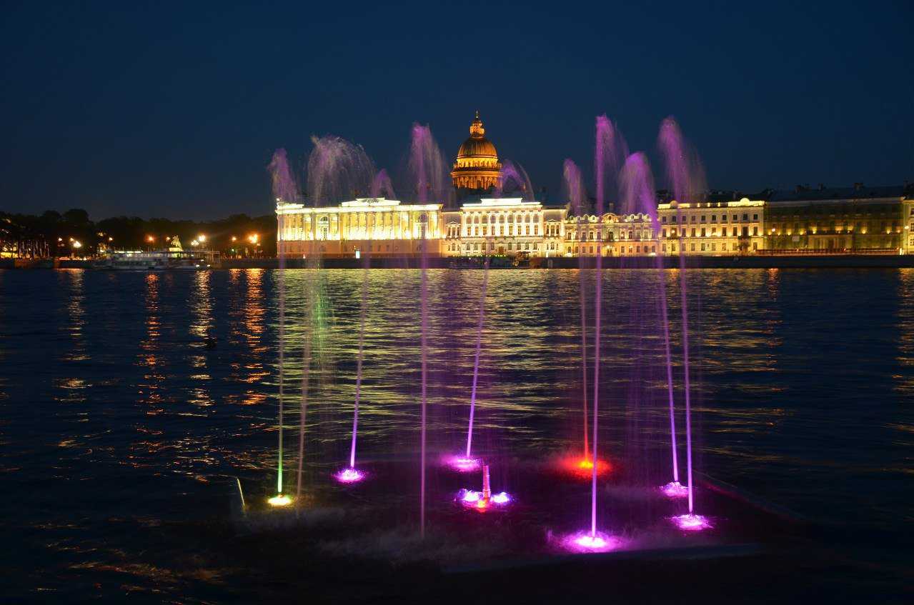 О фонтанах в санкт-петербурге: поющие фонтаны, где находятся самые знаменитые