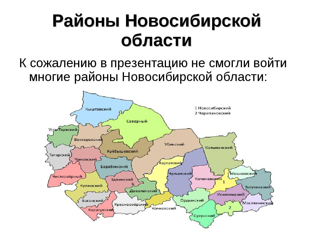 В каких районах расположен новосибирск. Районы Новосибирской области. Административный центр Новосибирской области. Карта Новосибирского района Новосибирской области. Карта НСО Новосибирской области по районам.