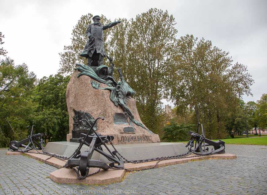 Памятник с. о. макарову (кронштадт) вики