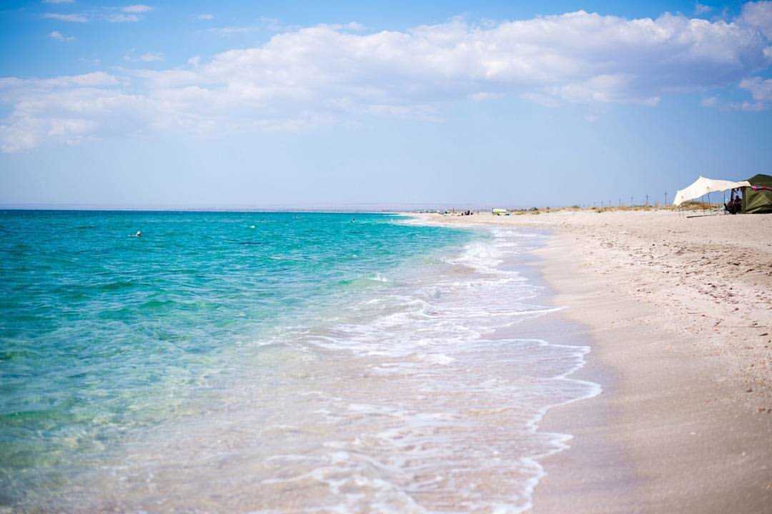 Коса беляус – самый чистый пляж западного крыма
