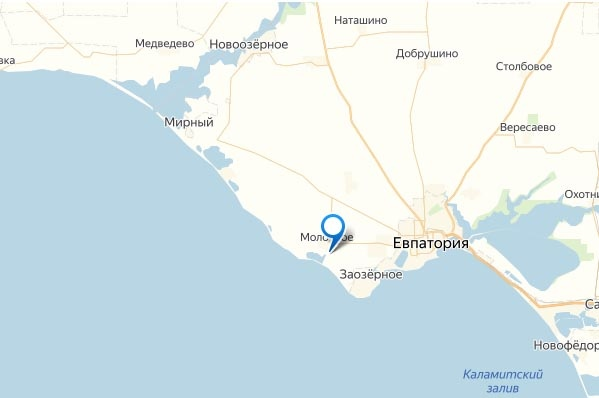 Путеводитель по поселку Новоозерное в Евпатории Крым Где находится на карте, как добраться до пгт машиной и автобусом Жилье для отдыха, пляжи, достопримечательности