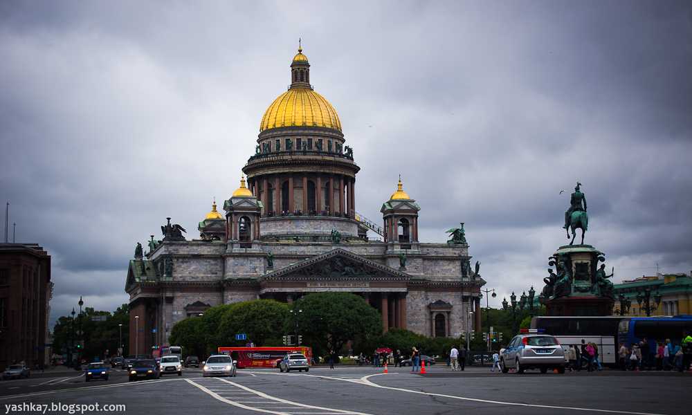 Виды петербурга с колоннады исаакиевского собора