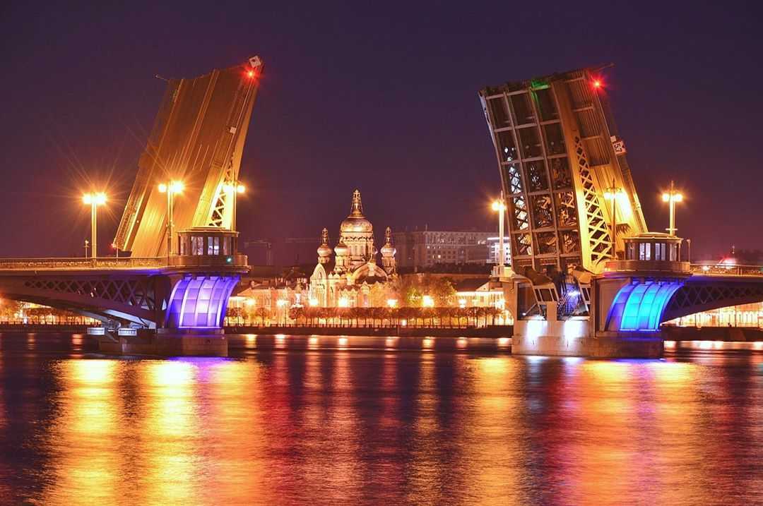 Разводные мосты санкт-петербурга, история мостов, карта - санкт-петербург