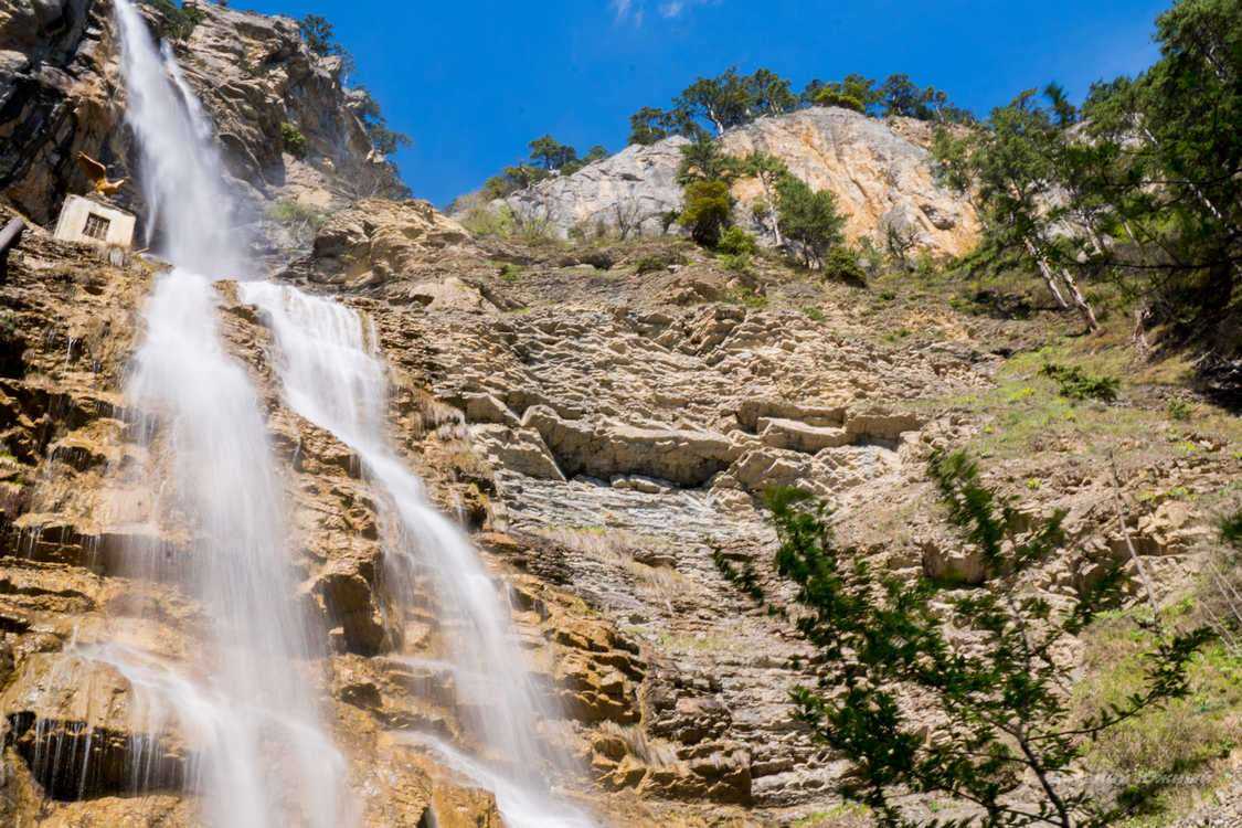 Водопад учан-су — самый высокий в крыму