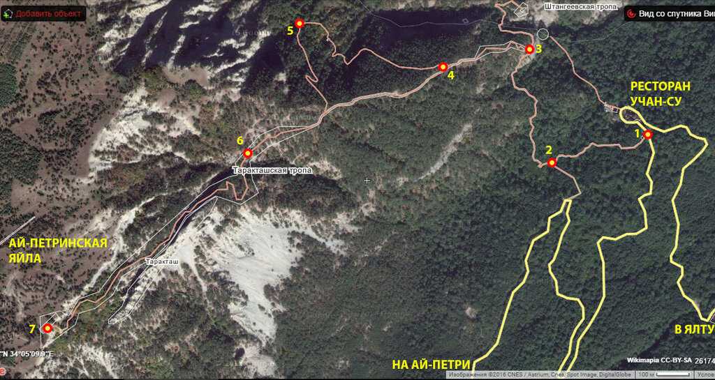 Кореизская тропа на ай-петри (крым): фото, маршрут на карте, описание и видео, как добраться к началу тропы.